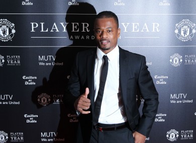 Evra's future at the club was in doubt, with United continually linked with Saints left-back Luke Shaw.