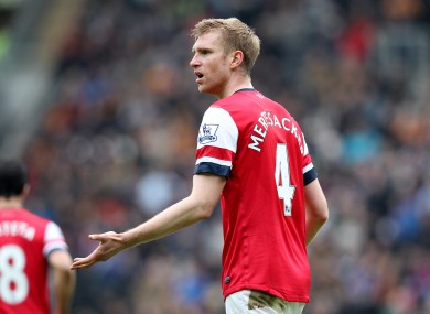 Per Mertesacker: one of the Gunners' players of the year.