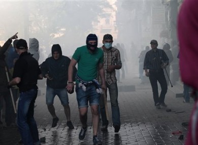 Clashes broke out between pro-Russians and government supporters in Odessa.
