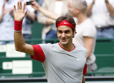 Roger Federer apologises after his mistake.