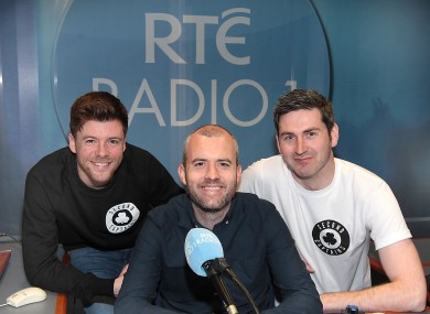 The Second Captains team in their new radio home.
