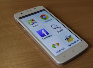 The prototype Zilta phone.