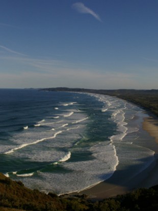 Byron Bay south of Australia's Gold Coast.