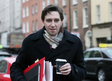 Simon Harris is the new junior finance minister, replacing Brian Hayes.