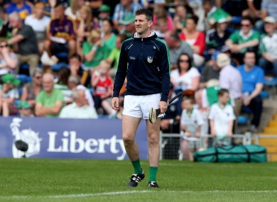 Donal O'Grady at Semple Stadium today.