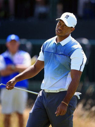 Woods was frustrated by phones ringing and cameras clicking.