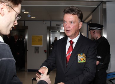 Van Gaal saw his new side hockey the La Galaxy last night.