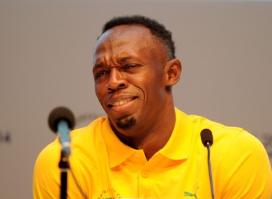 Usain Bolt was unsure about the field of questioning at his Commonwealth Games press conference.