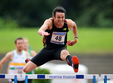 Thomas Barr was in flying form in Santry this evening.