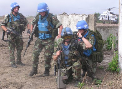 Irish peacekeepers.