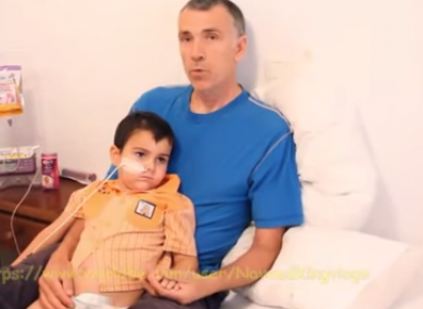 Brett King with Ashya