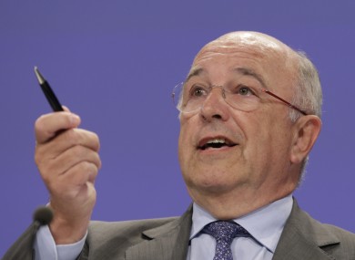 The European Commissioner for Competition Joaquin Almunia.