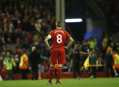 Gerrard has made over 480 Premier League appearances for Liverpool.