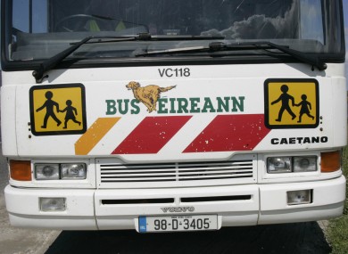 Rural school bus in Co Mayo. (File)
