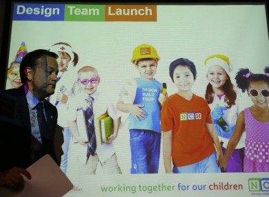 Health minister Leo Varadkar launching the design team for the new Children's Hospital last month.