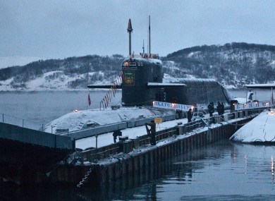 File photo of a Russian sub