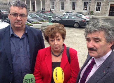 Thomas Pringle, Catherine Murphy and John Halligan were all suspended from the Dáil on Wednesday.
