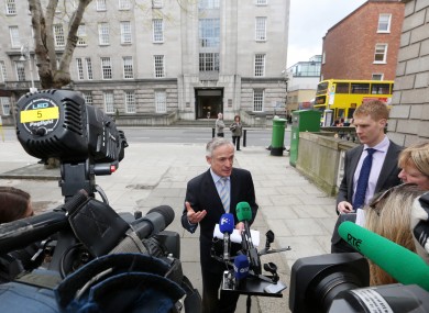 Jobs Minister Richard Bruton and his department (background) are in the spotlight after these latest allegations