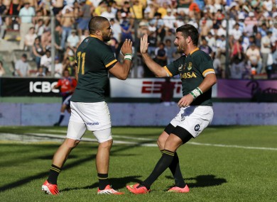 Bryan Habana and Willie le Roux offer major attacking threats.