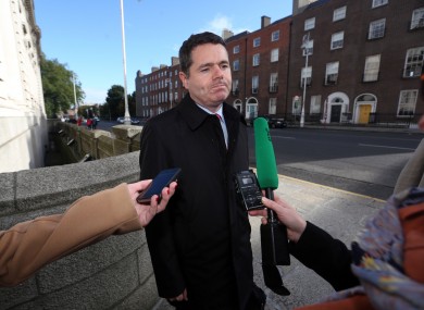 Transport Minister Paschal Donohoe