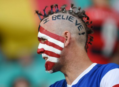 An artist's rendering of USA Soccer Guy.