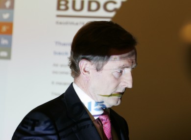 Taoiseach Enda Kenny at the launch of an online tax calculator in Dublin.