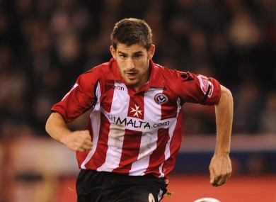 Ched Evans during his time at Sheffield United