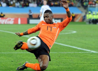 Elia has played in Holland, Germany and Italy.