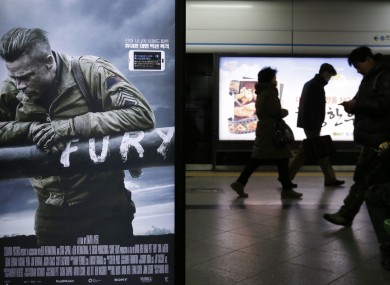 Fury, one of the films originally leaked online. Since then, the group responsible has been leaking private emails and information from Sony Pictures.