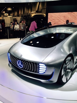 Mercedes-Benz concept F 015 driverless saloon at the.