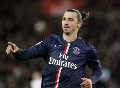 Ibrahimovic has scored 64 goals in 78 matches for PSG.