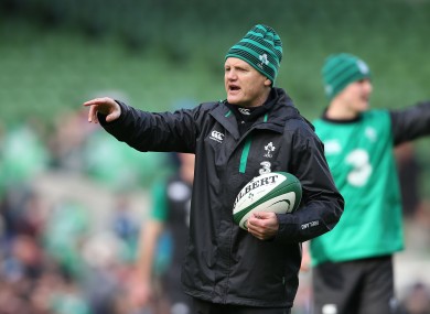 Schmidt will reduce the size of his Ireland squad over the weekend.