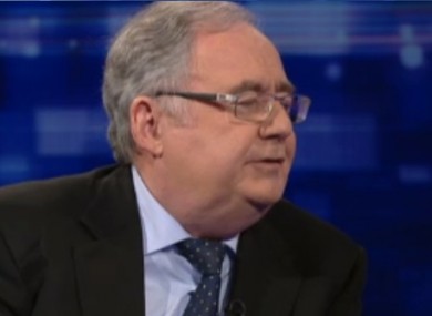Pat Rabbitte on RTÉ's Prime Time this evening.