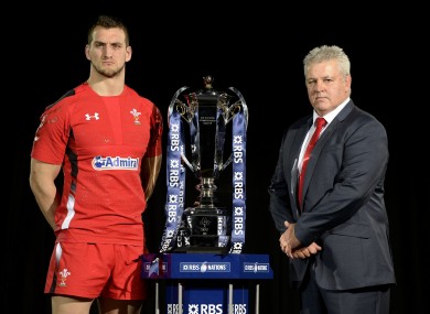 Gatland and skipper Sam Warburton.