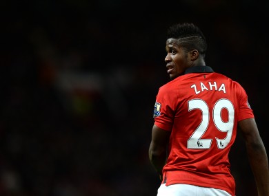 Wilfried Zaha found life at Old Trafford difficult.