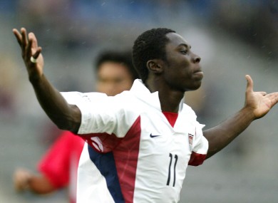 Freddy Adu scoring as a 13-year old.