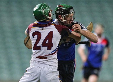 WIT's Ger Teehan and UL's Cathal McInerney faced off last night.