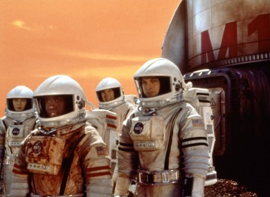 The film Mission to Mars. Not a real mission.
