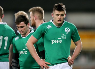 Byrne and his teammates were left disappointed against England last time out.