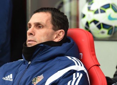Poyet's departure from Sunderland was confirmed earlier today.