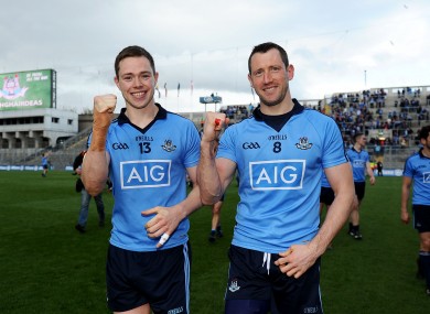 Rock, left, edged out Colm O'Neill in the top scorer charts.