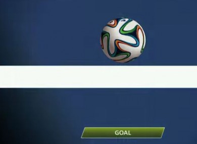 FIFA allowed goal-line technology to be brought in during the World Cup.
