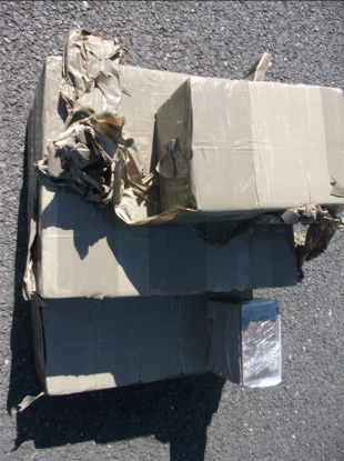 A photo of the drugs seized today.