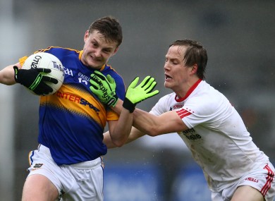 Tipperary's Jason Lonergan in action against Tyrone.