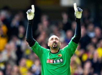 15 clean sheets in 44 Championship appearances has convinced the Vicarage Road hierarchy to keep Gomes.