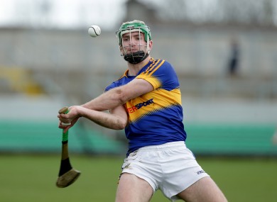 Noel McGrath pictured in action in this year's league quarter-final against Offaly.