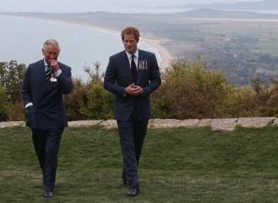Prince Charles and Prince Harry