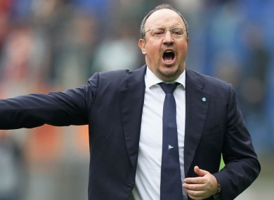 Rafael Benitez coach will leave Napoli at the end of the season.