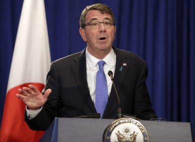US Defence Secretary Ashton Carter