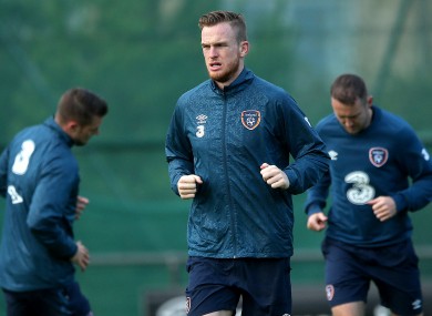 Alex Pearce is currently on duty with the Ireland squad.